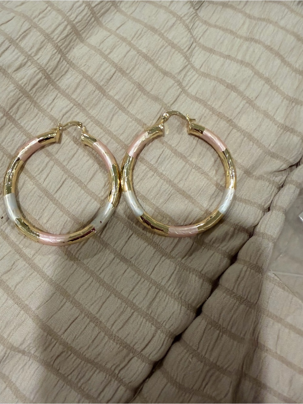 Gold  fill hoops Earrings